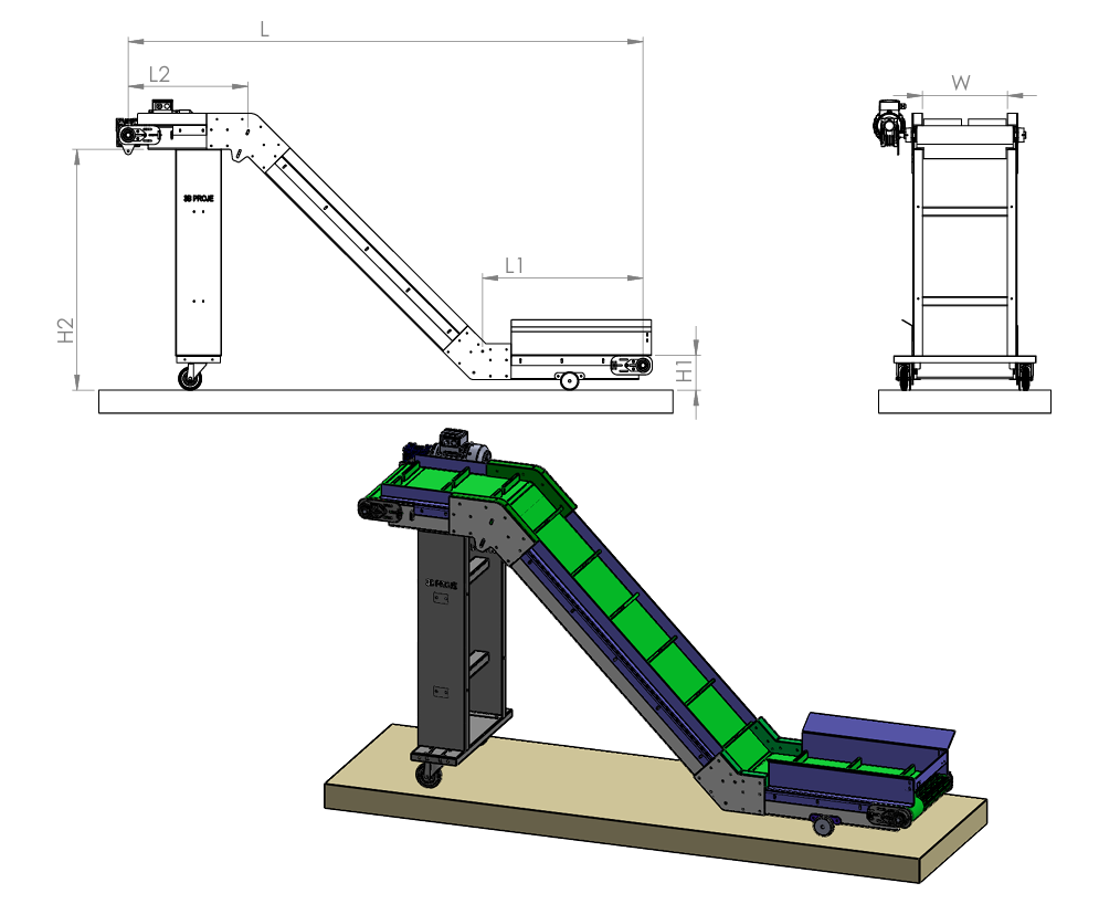 Z Type PVC Belt Conveyors